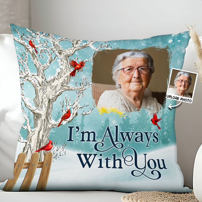 Custom Photo Christmas Will Never Be The Same Without You - Personalized Pillow