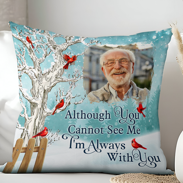 Custom Photo Christmas Will Never Be The Same Without You - Personalized Pillow