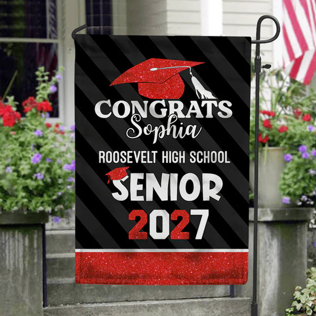 Best Gift Idea Graduation Garden Flag Personalized Gift
