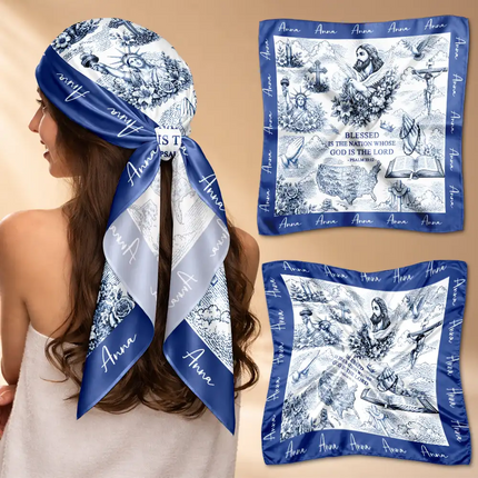 250 Years Of America Blessed Is The Nation - Personalized Scarf