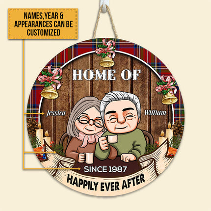 Personalized Wood Sign Home Of Us Fall Vibe Thanksgiving Christmas Anniversary