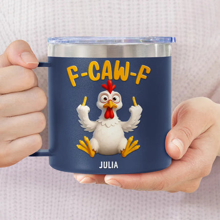 My Work Vocabulary - Personalized 14oz Stainless Steel Tumbler With Handle