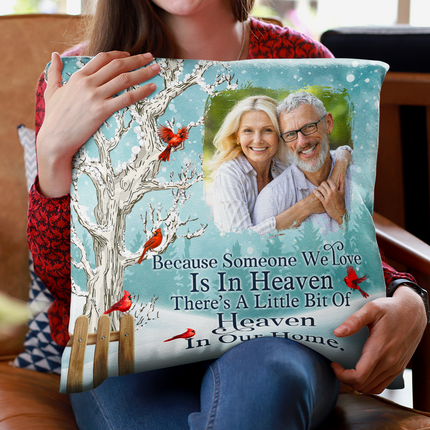 Custom Photo Christmas Will Never Be The Same Without You - Personalized Pillow