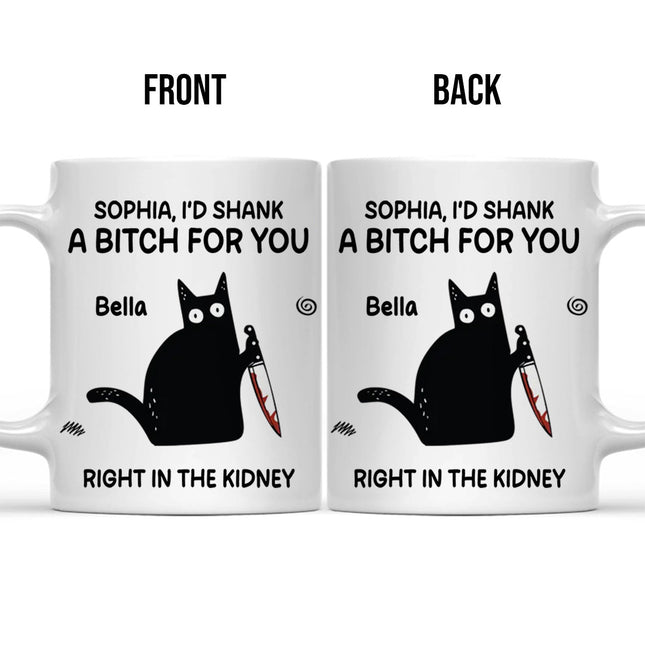 Best Friends Got Your Back - Customized Personalized Mug - Gift For Best Friends, Besties, Sistas, Soul Sisters