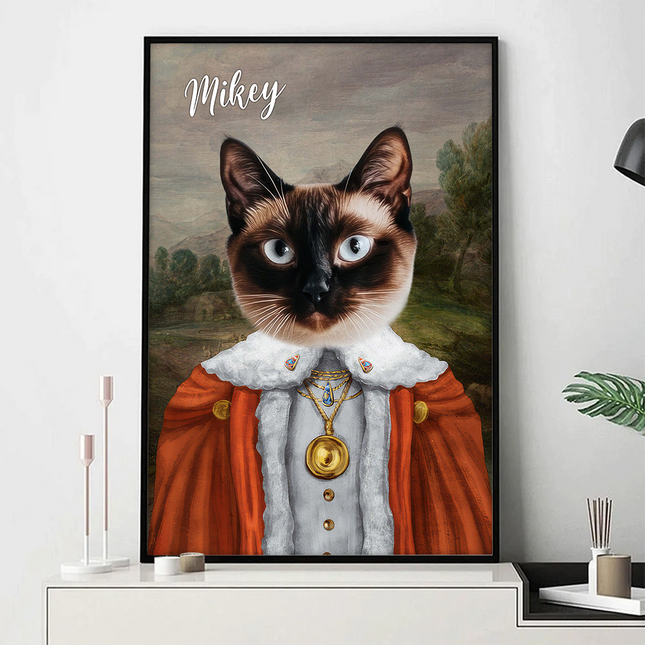 Custom Photo Funny Pet Portrait - Personalized Customized Canvas - Gift For Pet Lovers, Dog Lovers