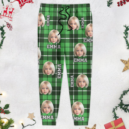 St. Patrick's Day Custom Human Face Photo Irish Sweatpant