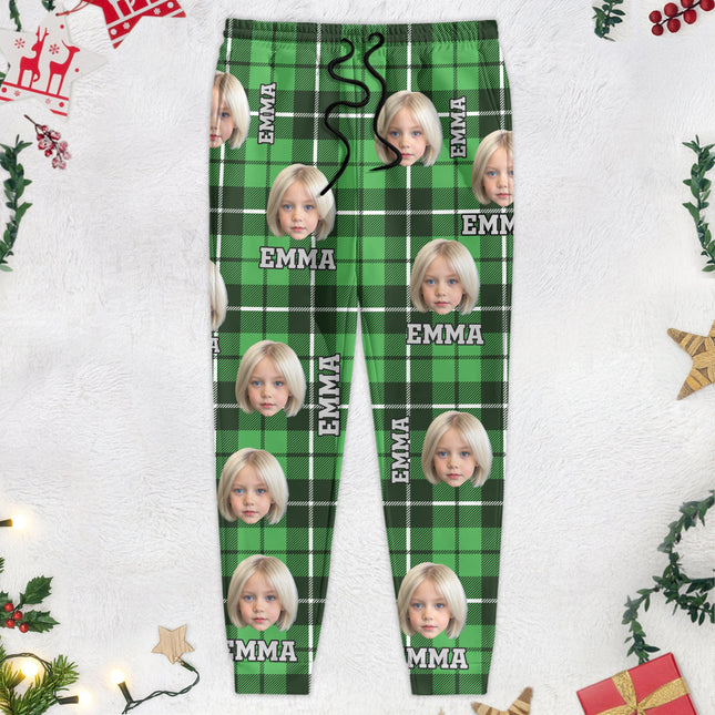 St. Patrick's Day Custom Human Face Photo Irish Sweatpant