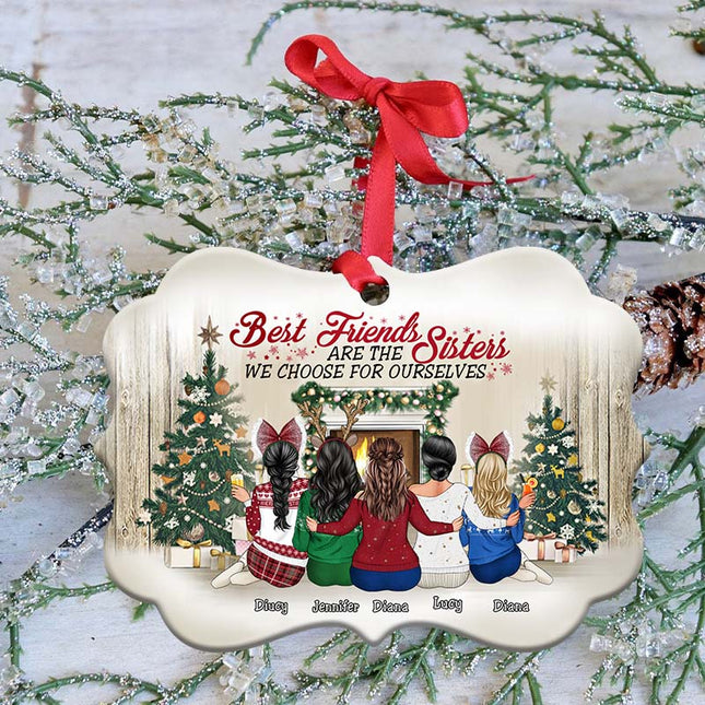 Sisters We Choose For Ourselves - Christmas Gift For BFF - Personalized Ornament