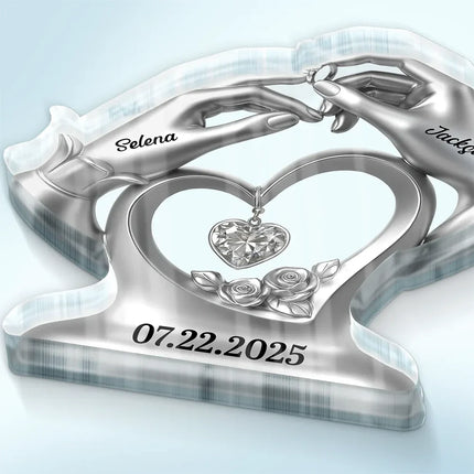 Anniversary Wedding Gifts For Couples - Personalized Acrylic Plaque