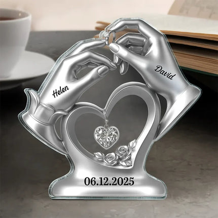Anniversary Wedding Gifts For Couples - Personalized Acrylic Plaque