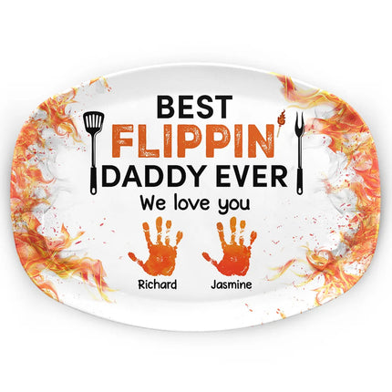Best Flippin' Dad Ever - Personalized Plate