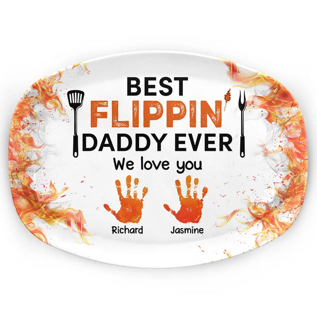 Best Flippin' Dad Ever - Personalized Plate