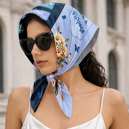 Created With A Purpose Birth Month Flower - Personalized Scarf