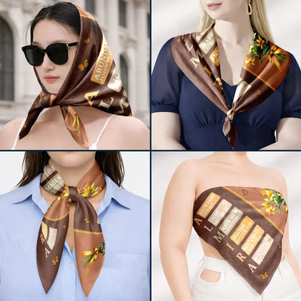 Created With A Purpose Birth Month Flower - Personalized Scarf