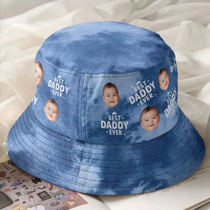 Custom Photo Best Dad Ever - Personalized Bucket Hat