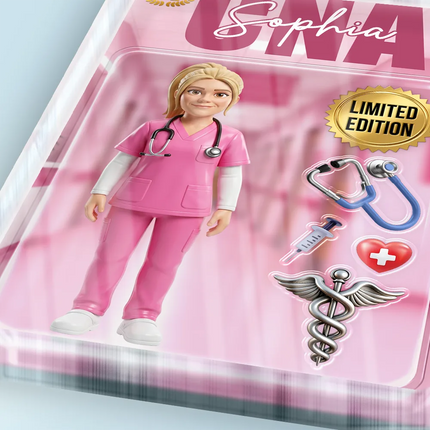 Custom Photo Toybox Figure Nurse Limited Edition - Personalized Custom Shaped Acrylic Plaque