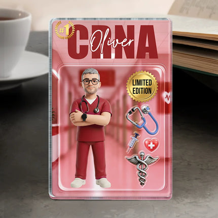 Custom Photo Toybox Figure Nurse Limited Edition - Personalized Custom Shaped Acrylic Plaque