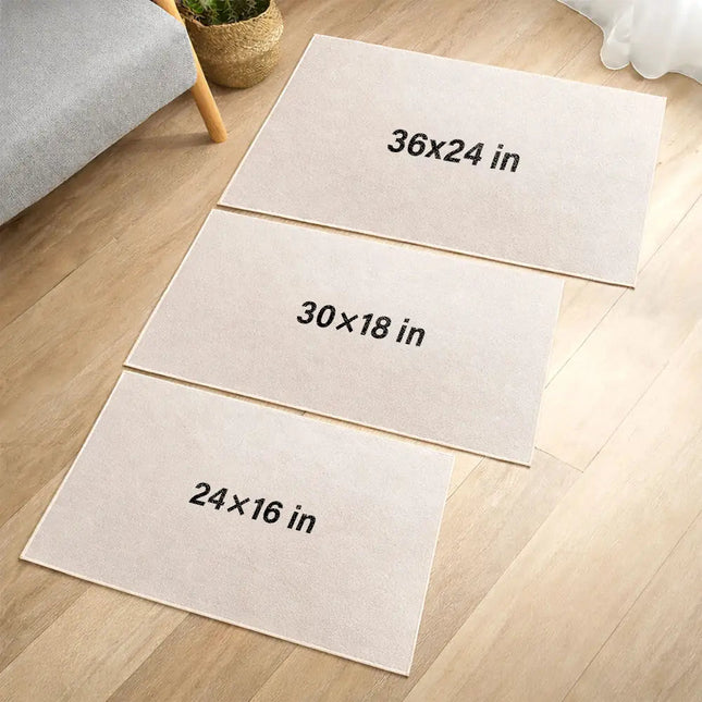 3D Effect Family Sitting Together - Personalized Doormat