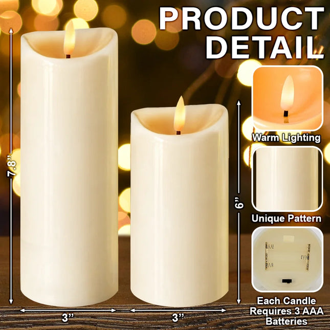 Together And Forever Yours - Personalized Flameless LED Candle
