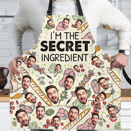 Custom Photo I'm The Secret Ingredient - Personalized Apron