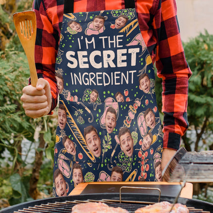 Custom Photo I'm The Secret Ingredient - Personalized Apron
