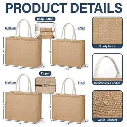 Easter Egg Hunt - Personalized Jute Beach Bag