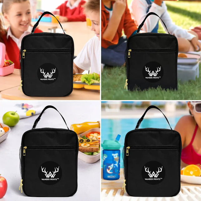 Job Title 3D Effect Nurse - Personalized Kids Lunch Bag