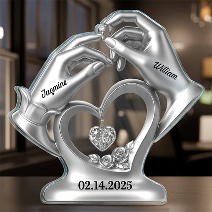 Anniversary Wedding Gifts For Couples - Personalized Acrylic Plaque