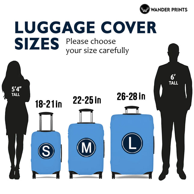 Just A Girl Boy Who Loves Traveling Cruising - Personalized Custom Luggage Cover