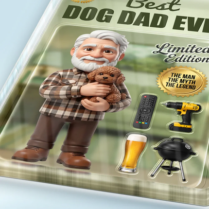 Toybox Figure Best Dad Grandpa Ever Limited Edition - Personalized Acrylic Plaque