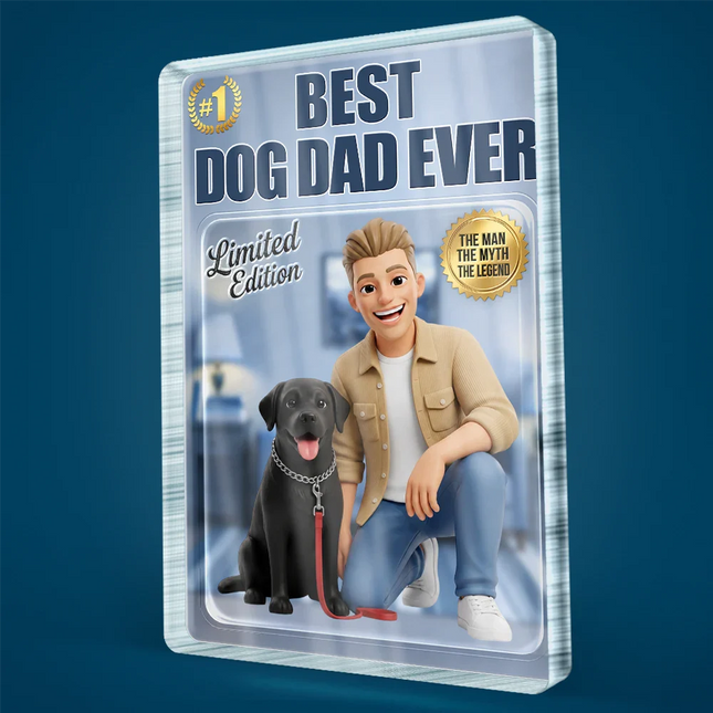 Toybox Figure Best Dad Grandpa Ever - Personalized Custom Shaped Acrylic Plaque