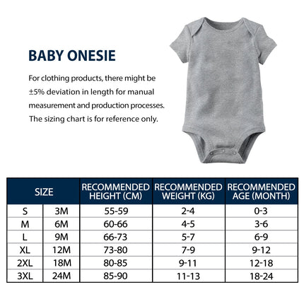 Our First Father's Day - Gift For New Dad, Newborn - Personalized Baby Onesie