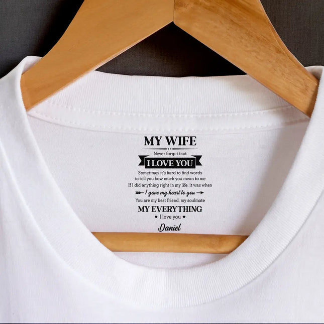 My Husband My Wife My Soulmate My Everything - Personalized T Shirt