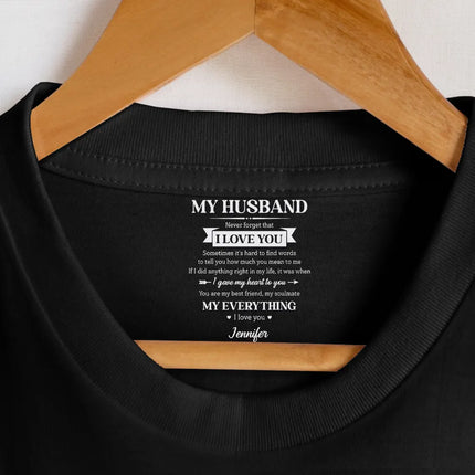 My Husband My Wife My Soulmate My Everything - Personalized T Shirt