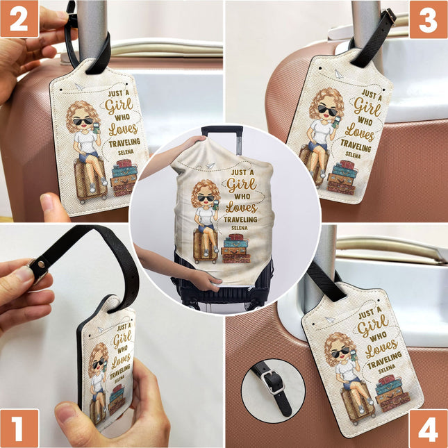 It's On My List - Personalized Combo Luggage Cover And Luggage Tag