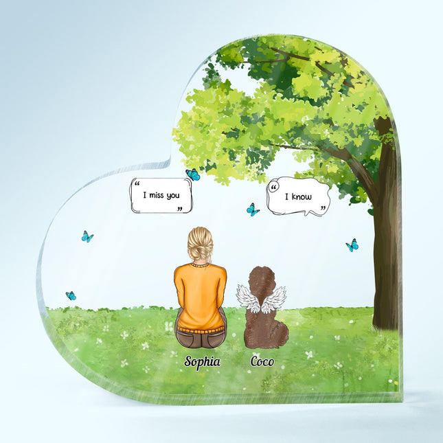 I Still Talk About You - Memorial Gift For Pet Lovers - Personalized Acrylic Plaque