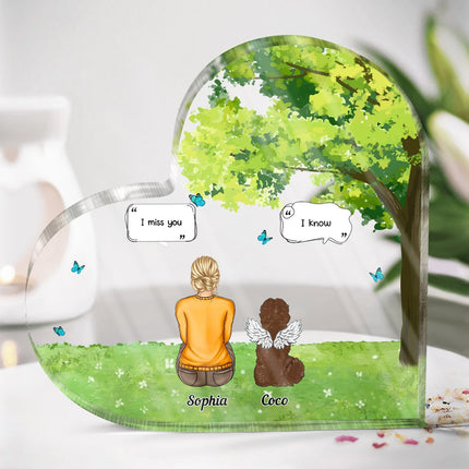 I Still Talk About You - Memorial Gift For Pet Lovers - Personalized Acrylic Plaque