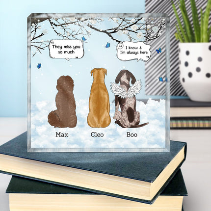 They Still Talk About You - Gift For Pet Lovers - Personalized Acrylic Plaque