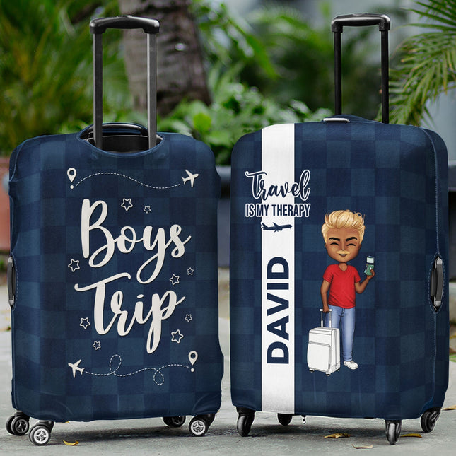 Collect Moments Not Things - Personalized Luggage Cover