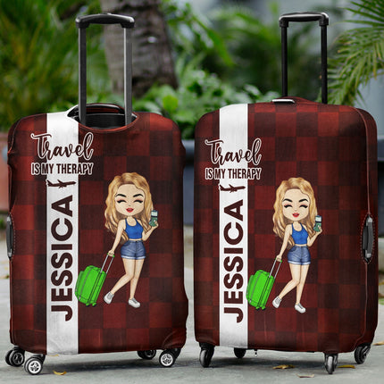 Collect Moments Not Things - Personalized Luggage Cover