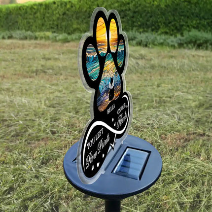 Pet Forever In My Heart Always Loved - Personalized Solar Light