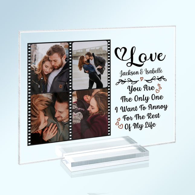 Every Love Story Is Beautiful Couple - Personalized Custom Acrylic Plaque