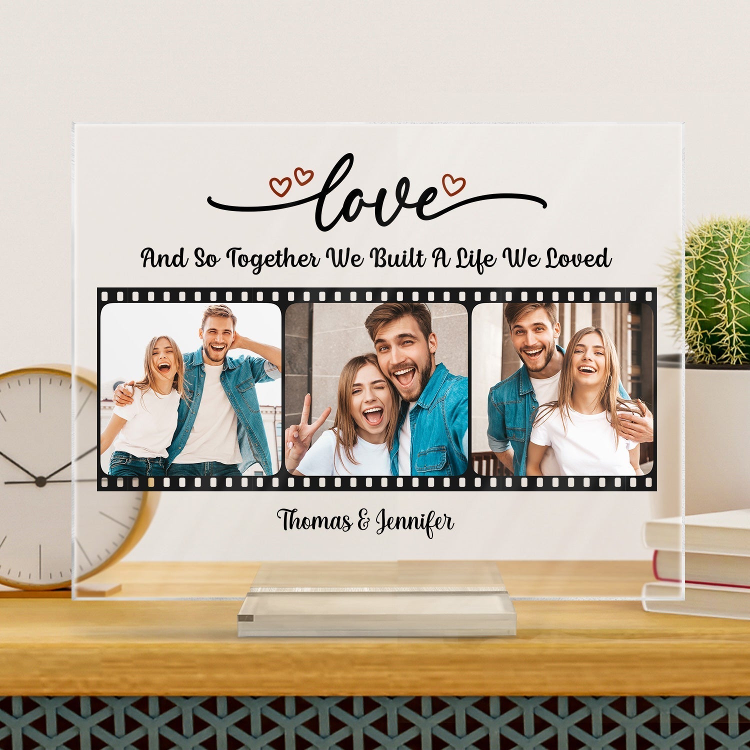 Every Love Story Is Beautiful Couple - Personalized Custom Acrylic Plaque