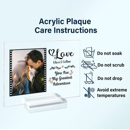 Every Love Story Is Beautiful Couple - Personalized Custom Acrylic Plaque