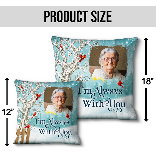 Custom Photo Christmas Will Never Be The Same Without You - Personalized Pillow