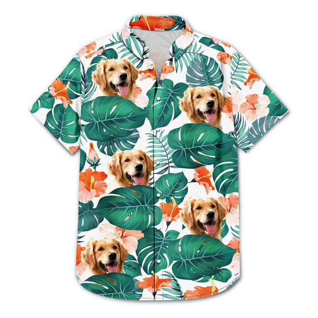 Custom Photo Funny Family Pet Face - Personalized Custom Hawaiian Shirt