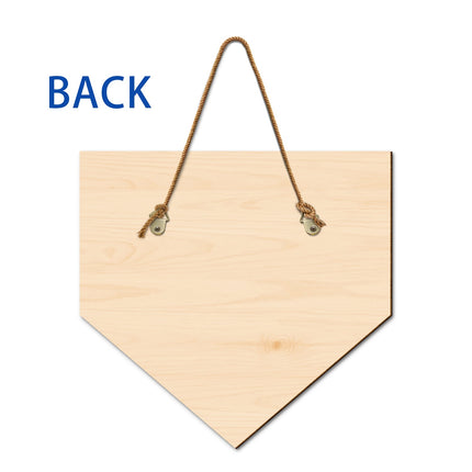 Dad We Hit A Homerun With You - Gift For Family, Father - Personalized Custom Shaped Wood Sign