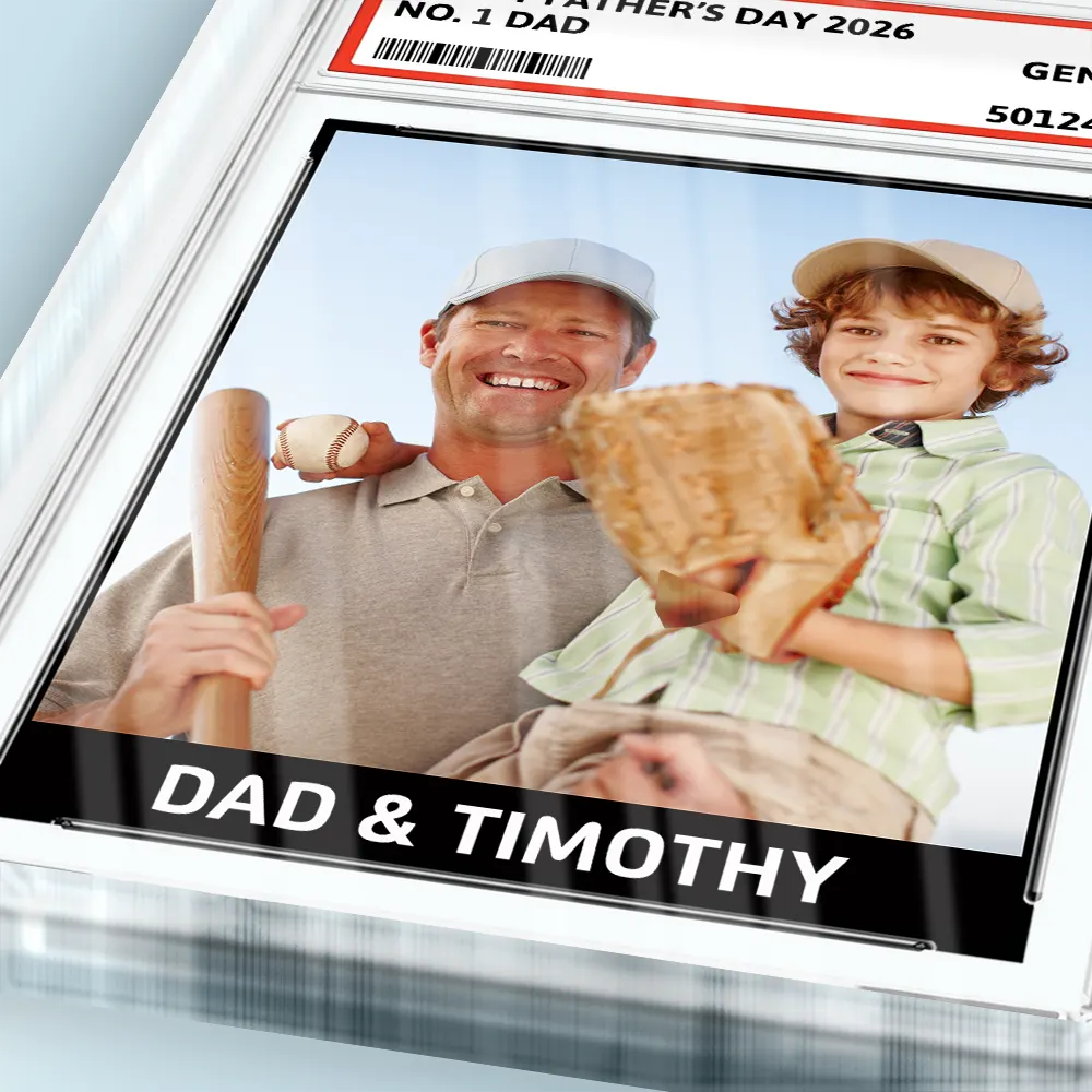 Baseball Gift Family Dream Team - Personalized Custom Shaped Acrylic Plaque