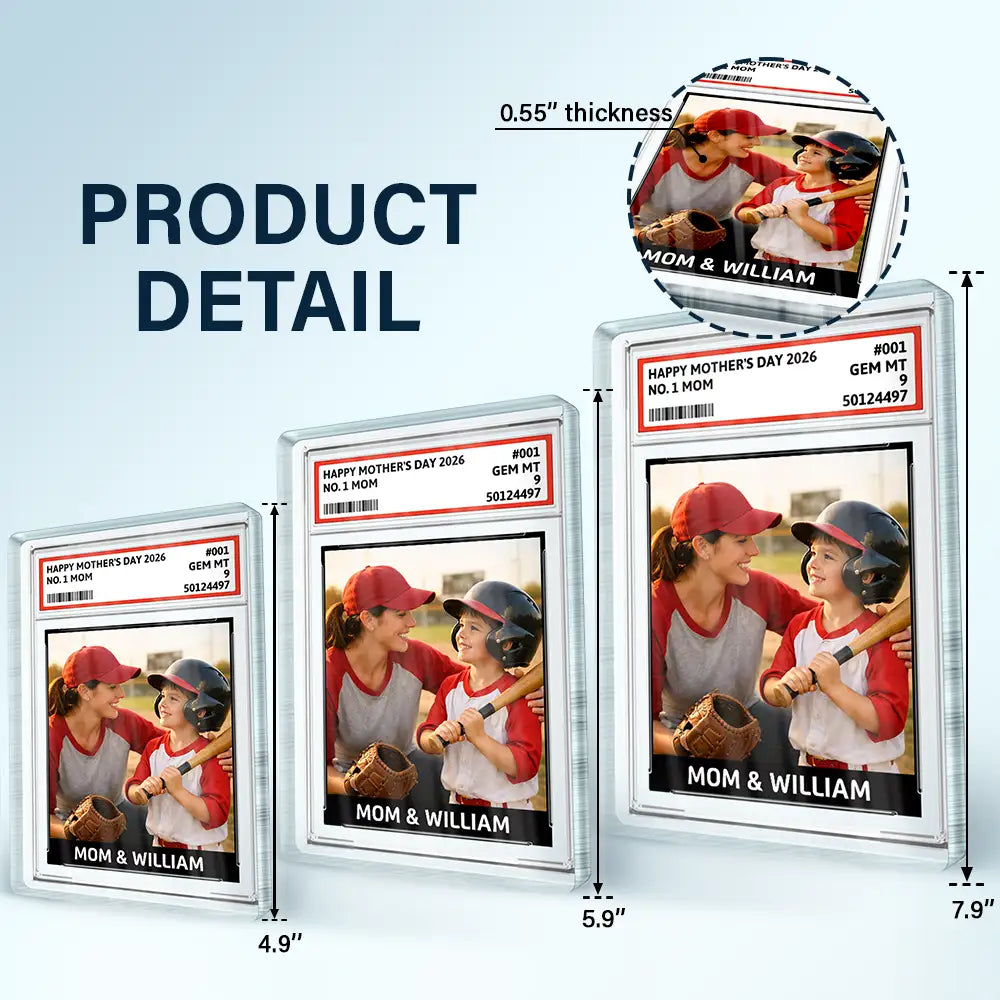 Baseball Gift Family Dream Team - Personalized Custom Shaped Acrylic Plaque