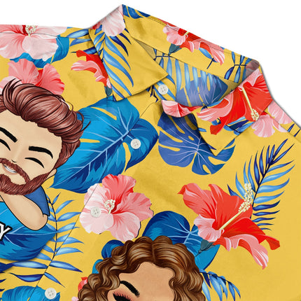 Don't Get Drunk We Get Awesome Apparently Trouble - Personalized Custom Hawaiian Shirt